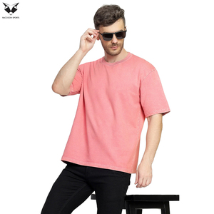 Camisetas de Hombre 100% Algodón, Color Rosa Claro, Último Producto, Top de Moda, Alta Calidad, Ropa de Verano - Product Image 5