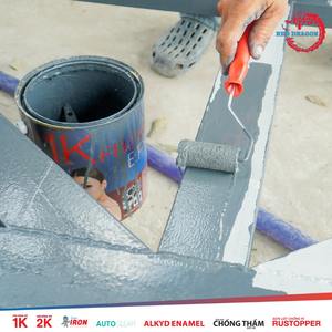 Pintura Red Dragon Thai Khang 1K, Revestimiento Líquido de Polímero Acrílico de Primera Calidad, Anticorrosivo, Brillante, para Muebles y Carreteras - Product Image 6
