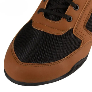 2026 Model Brown Lace-Up Boxing Shoes High Top Breathable Leather Mesh Training Shoe With Cheap Price & OEM Service - Product Image 5
