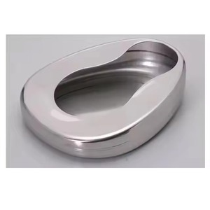 Reusable Manual Stainless Steel Bedpan for Hospitals & Clinics Surgical <b>Instruments</b> Class II CE Certified 3-Year Warranty Salaar - Product Image 3