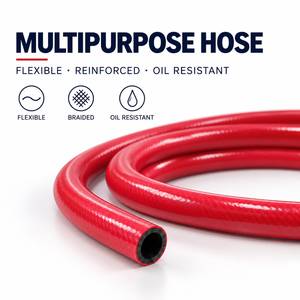 Tuyau multi-usages KARYON en PVC 8-25,4 mm, résistant à l'huile, avec tube intérieur en NBR, renfort en polyester tressé haute résistance, pour air, eau et fluides - Product Image 2