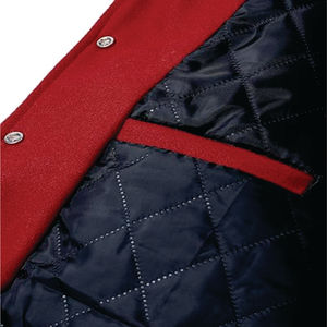 Wholesale Plus Size <b>Men's</b> Baseball College Jackets Custom Logo Embroidered Varsity College Baseball jacket for <b>men</b> - Product Image 5