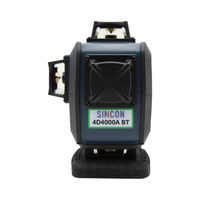 Niveau laser vert 4D à 16 lignes, auto-nivelant 4x360 °   Cross Line avec contrôle Bluetooth et batterie rechargeable