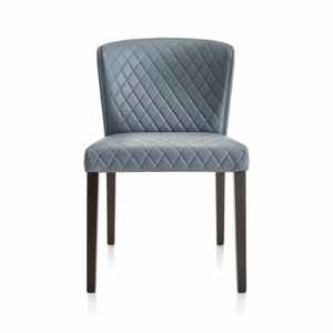 Modern Upholstered Dining <b>Chair</b> with Solid Teak Wood Frame Ideal for Hotel <b>Restaurant</b> Cafe Projects, Factory Direct - Product Image 5