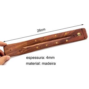 Wooden Incense <b>Stick</b> Holder Sandalwood Hand Made Aromatic <b>Diffuser</b> All Season Use - Product Image 4