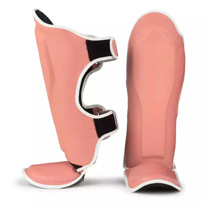 Protector de Espinillas de Cuero Personalizado para Kick Boxing, MMA y Boxeo, Almohadillas Protectoras para Piernas, Protector de Espinillas para Entrenamiento de Boxeo - Product Image 2