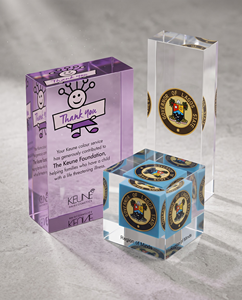 Support de récompenses en acrylique transparent de luxe avec logo personnalisé pour les magasins de détail - Product Image 5