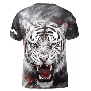 เสื้อยืดลำลองพิมพ์ลายแบบซับลิเมชั่นสำหรับผู้ชาย ทรงเข้ารูป ผลิตจากโพลีเอสเตอร์ 100% น้ำหนักเบา แห้งเร็ว ปรับแต่งได้ตามต้องการ - Product Image 5