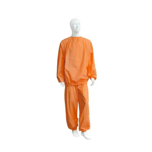 Combinaison de sauna violette pour hommes, manches longues, col rond, taille élastique, fibre de polyéthylène, vêtements d'entraînement toutes saisons - Product Image 4