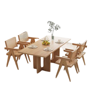 Modern Teak <b>Wood</b> Outdoor Garden <b>Sofa</b> Set with Eco-friendly Design Customizable for Restaurant and Home Use - Product Image 3