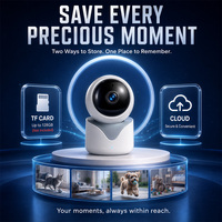 Caméra de sécurité intérieure WiFi Tuya 5MP, détection PIR, suivi automatique, audio bidirectionnel, vision nocturne IR, mini caméra de sécurité domestique