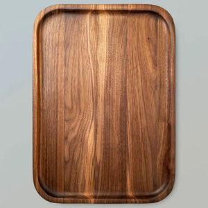 Customized Design Portable Wooden Coffee <b>Tray</b> Dishwasher Safe & Reusable Food Serving From Indian Manufacturers and Exporters - Product Image 1
