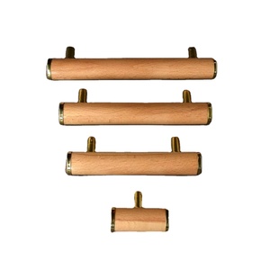 Manijas de Puerta de Diseño Moderno, Tiradores de Cajones, Hechos a Mano, de Madera Natural, Impermeables, de Alta Calidad, Estilo Amor, Pulidos en Fábrica - Product Image 3