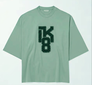 Camiseta Personalizada de Alta Calidad para Hombre, Diseño Exclusivo, 100% Algodón Orgánico Grueso, Estampado de Letras, Estilo Urbano, Casual y Moderno - Product Image 1