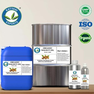 Aceite Portador de Nuez Orgánico Prensado en Frío para Formulaciones Terapéuticas y Cosméticas, Empaque Estándar, Proveedor de Aceite a Granel en India - Product Image 2
