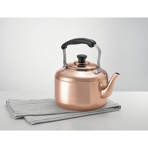 Industrial Copper <b>Kettle</b> With Handle & Lid Ayurvedic Health Benefits Home Kitchen Tabletop Tea Coffee Serving <b>Kettles</b> - Product Image 5