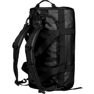 Sac de sport en nylon noir avec fermeture éclair, sac à dos de voyage et de fitness durable, sac de rangement pour équipement d'exercice - Product Image 2