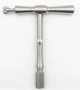 Trefineur manuel en acier inoxydable pour os, instrument chirurgical vétérinaire, pour chirurgie des traumatismes bovins, réutilisable, certifié CE, pour bétail, de fabrication allemande - Product Image 2