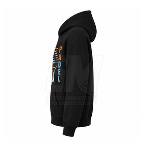 เสื้อฮู้ดดี้แพเดลลำลองสำหรับฤดูหนาวแบบสั่งทำพิเศษสำหรับผู้ชาย คุณภาพสูง ชุดกีฬาสำหรับฝึกซ้อม สวมใส่สบาย ทรงโอเวอร์ไซส์ เป็นมิตรกับสิ่งแวดล้อม - Product Image 3