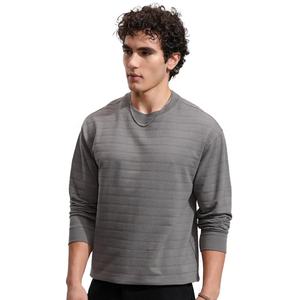 Sweatshirts d'hiver en polaire unie personnalisés en gros coupe régulière poids lourd 100% coton manches longues pull à col rond - Product Image 1