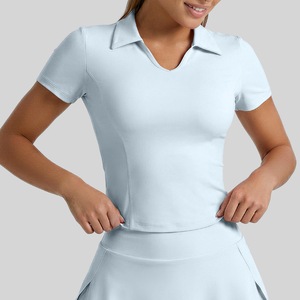 <b>Crop</b> Top T-<b>shirt</b> Custom Logo Pure Cotton Breathable Anti-Wrinkle Summer Women's Fitness T-<b>shirt</b> Boxy Cut - Product Image 4