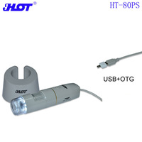 Microscope de poche USB 5MP, grossissement 1-500X, éclairage LED, écran LCD, IP53, microscope électronique portable, inspection industrielle, laboratoire