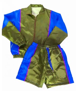 Wholesale Custom Logo <b>Mens</b> Windbreaker Set Printed & Embroidered <b>Jacket</b> and Shorts Quick-Dry Breathable <b>Summer</b> Tracksuit - Product Image 5