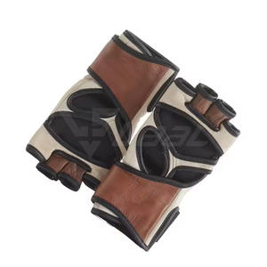 High Quality Open Finger Training Gloves Manufacturer Custom Logo Kickboxing Grappling Training Gloves - Product Image 3