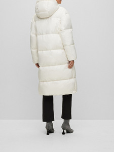 Manteau épais de haute qualité pour femmes, col en fourrure, coton, OEM personnalisé, coupe ample, imperméable, rembourré en coton, doudoune d'hiver - Product Image 4