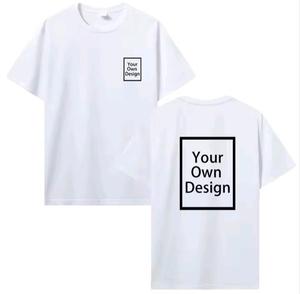 Camiseta de Manga Corta Personalizada de Algodón con Estampado Personalizado, Camiseta para Hombre y Mujer, Personaliza con tu Foto o Logotipo, Camiseta de Algodón - Product Image 1