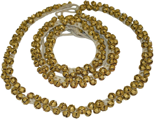 Campanas de Tobillo Profesionales para Danza Kathak Ghungroo, 50+50 Campanas de Latón Grandes de 16 mm con Cordón de Algodón para Bailarines Clásicos Indios - Product Image 3