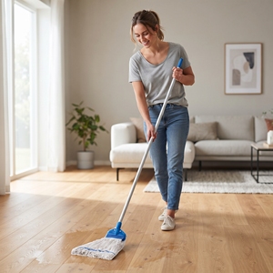 Recharge de tête de balai serpillère en coton robuste et réutilisable, auto-essoreuse, pour nettoyage de sols humides, usage commercial et industriel, durable, vente en gros usine - Product Image 2