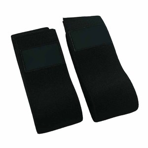 Heavy Elastic Breathable <b>Knee</b> Wraps Hook Loop Closure for Fitness Gym Workout Weightlifting Squat Training Compression Support - Product Image 2