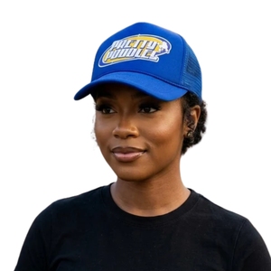 Casquette de baseball rétro Y2K pour femme, style camionneur, avec dos en maille respirante, fermeture à bouton-pression réglable, brodée, tendance, streetwear - Product Image 1
