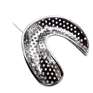 Juego de Instrumentos Quirúrgicos Dentales: Bandejas de Impresión Manuales Reutilizables de Acero Inoxidable Grandes, con Certificación CE y Agarre Ergonómico - Product Image 5