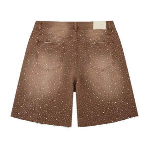 Pantalones Vaqueros Personalizados Baratos para Hombre, Shorts de Mezclilla con Pedrería, Nueva Moda, Color Personalizado OEM, Venta al Por Mayor, Ropa Masculina de Alta Calidad - Product Image 5