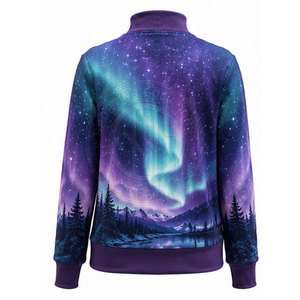 Sweat-shirt tendance pour femme à col montant, style oversize, pour un look streetwear branché, prix usine. - Product Image 4