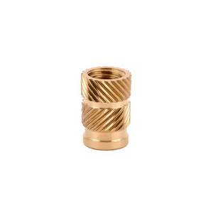 Double Hex Brass Insert High Precision Threaded Inserts for Plastic Moulding Industrial Grade <b>Fastening</b> Solution - Product Image 3