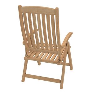 Luxury Adjustable Folding Teak Wood Outdoor Dining <b>Chair</b> Solid Wood Waterproof Patio Furniture for Restaurant Use - Product Image 4