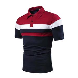 เสื้อเชิ้ตแฟชั่นลำลองผู้ชายคุณภาพสูงสำหรับฤดูร้อน แบรนด์ ELIXE SPORTS ลายเรียบ แขนครึ่งตัว คอตั้ง สไตล์สตรีทแวร์ ผลิตจากผ้าสแปนเด็กซ์/คอตตอน - Product Image 5