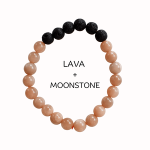 Best Quality <b>Healing</b> Lava Stone Diffuser Moonstone <b>Bracelet</b> Energy Generating Fashion <b>Bracelet</b> - Product Image 1
