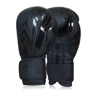 Guantes de Boxeo Personalizados de Alta Calidad OEM ODM, Guantes de Entrenamiento Profesionales de Cuero PU con Logotipo Impreso Personalizado - Product Image 5
