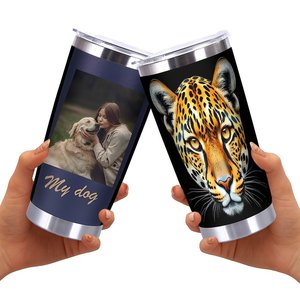 Stainless Steel Tumbler 20oz Double Wall <b>Insulated</b> Outdoor Camping Hiking <b>Cup</b> Windproof Travel Mug - Product Image 2