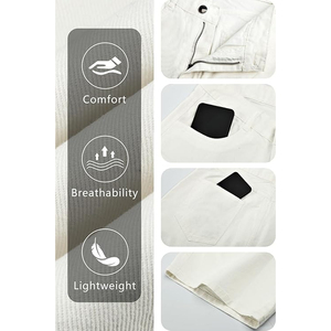 Pantalones Cortos de Mezclilla con Lavado Ácido OEM, Estilo Urbano, Corte Holgado, Vintage, de Algodón, con Logotipo Personalizado - Product Image 5