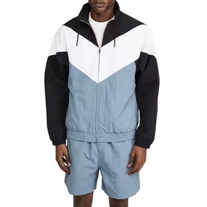Conjuntos Cortos de Chaqueta Cortavientos Ligera para Hombre, Conjuntos Cortos de Chaqueta Cortavientos Cómodos para Hombre, Conjuntos Cortos de Chaqueta Cortavientos Fáciles de Usar para Hombre - Product Image 1