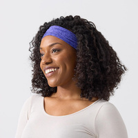 Diadema Deportiva Informal de Lona Sólida y Transpirable para Mujer, Diseño Personalizado, Elástica y Duradera, para Entrenamiento Deportivo, de Poliéster para las Cuatro Estaciones