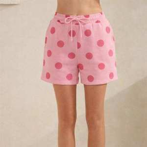Custom Logo New Designer Fashion Women's Summer Eco-Friendly Streetwear <b>Boxer</b> Shorts Casual Mid-Rise Side Polka Dot Print Track - Product Image 4