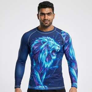 Camisetas de Manga Larga para Hombre, Sublimadas, Transpirables, de Secado Rápido, Todas las Tallas, Precios al por Mayor - Product Image 1