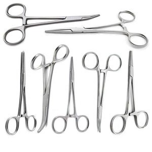 Juego de Pinzas Hemostáticas Manuales Avanzadas, Herramientas Quirúrgicas, Pinzas de Acero Inoxidable Diseñadas para Médicos, Cirujanos y Profesionales Médicos - Product Image 1