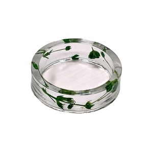 DESIGN Bijoux Résine Acrylique Bracelet Bracelet Exagéré Éblouissant Multicolore Large Irrégulier Carré Acrylique Bracelets Femmes - Product Image 1